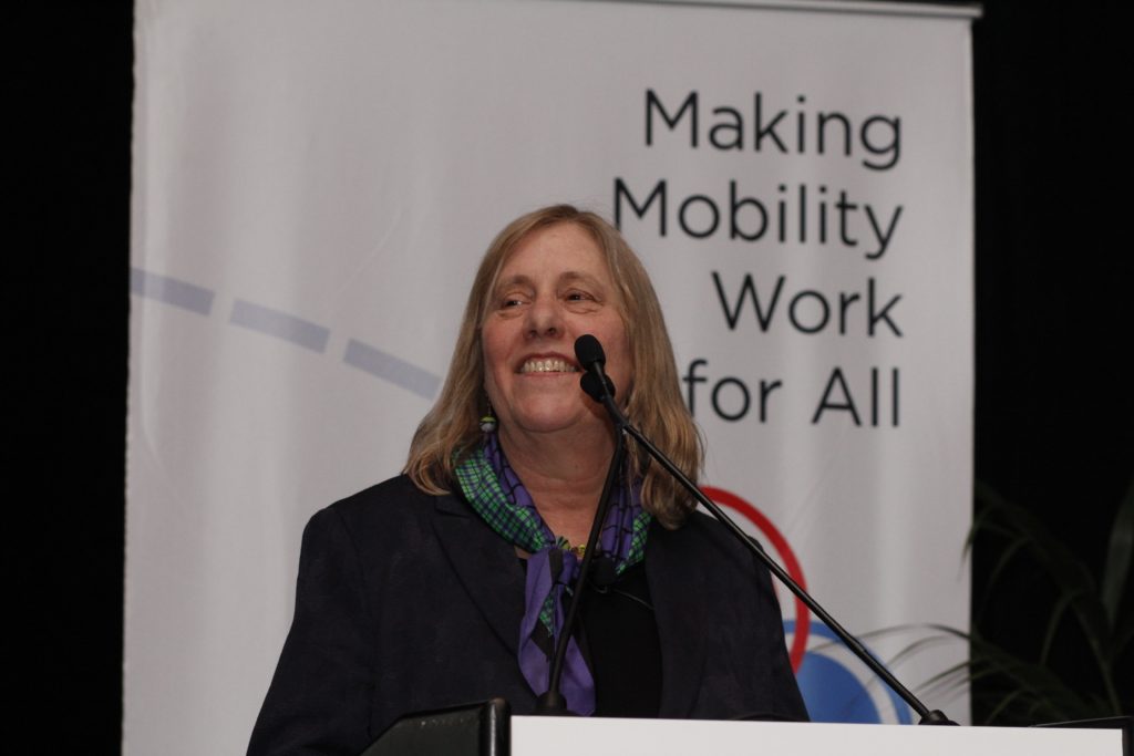 Sharon speaking at the 2019 Summit